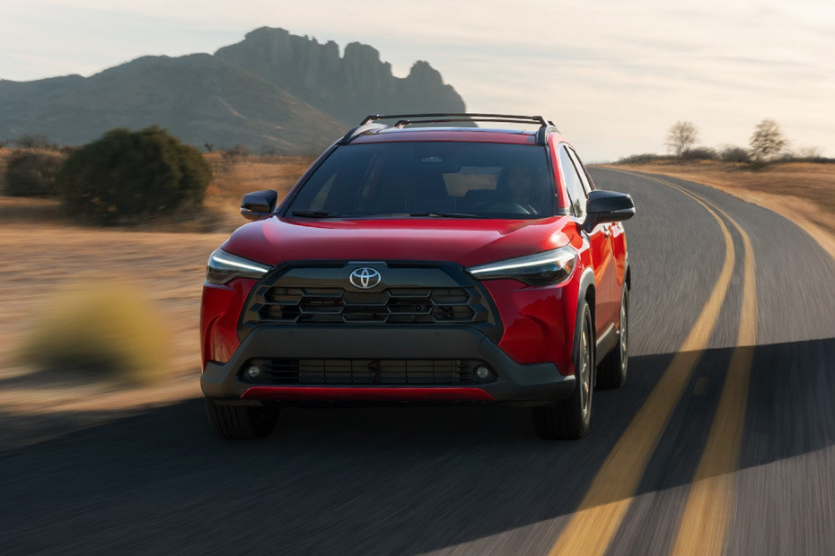 Full Front View of Corolla Cross facelift 