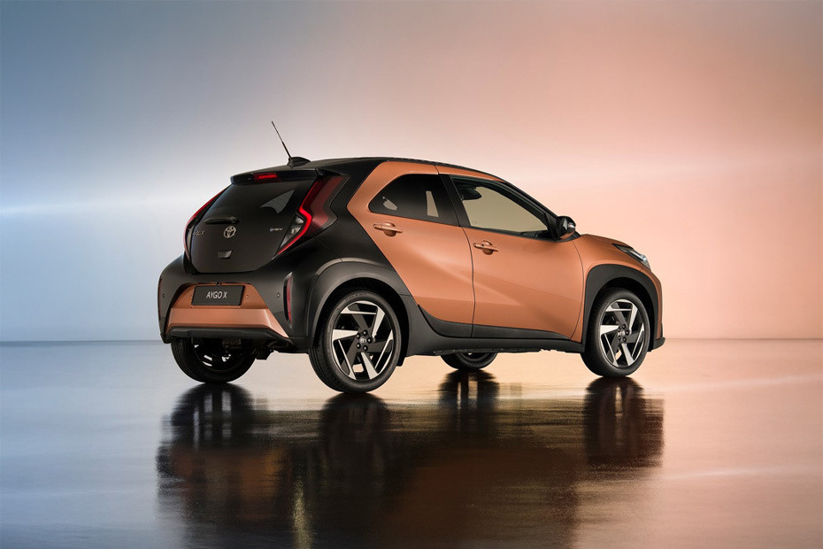 Aygo X Rear angle view