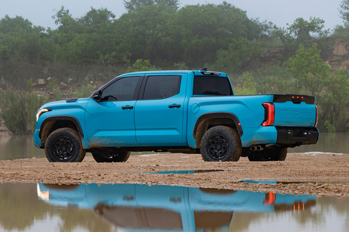 Rear Cross View of Toyota Tundra