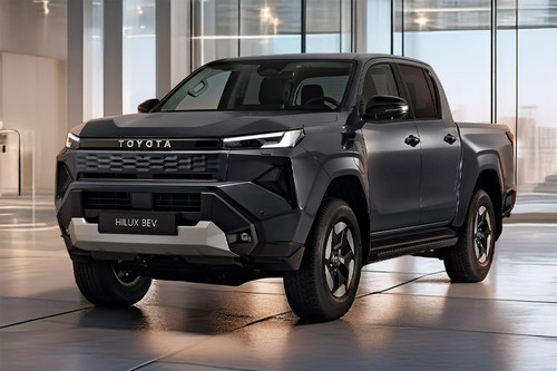 Hilux BEV Front angle low view