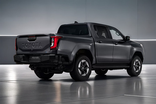 Hilux BEV Rear angle view