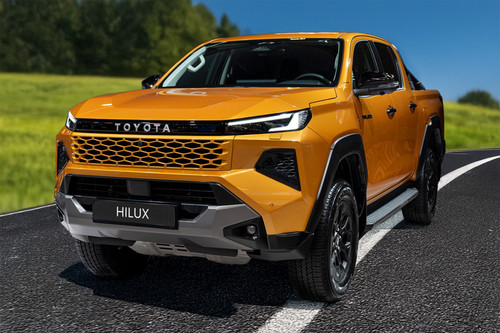 Hilux Hybrid Front angle low view