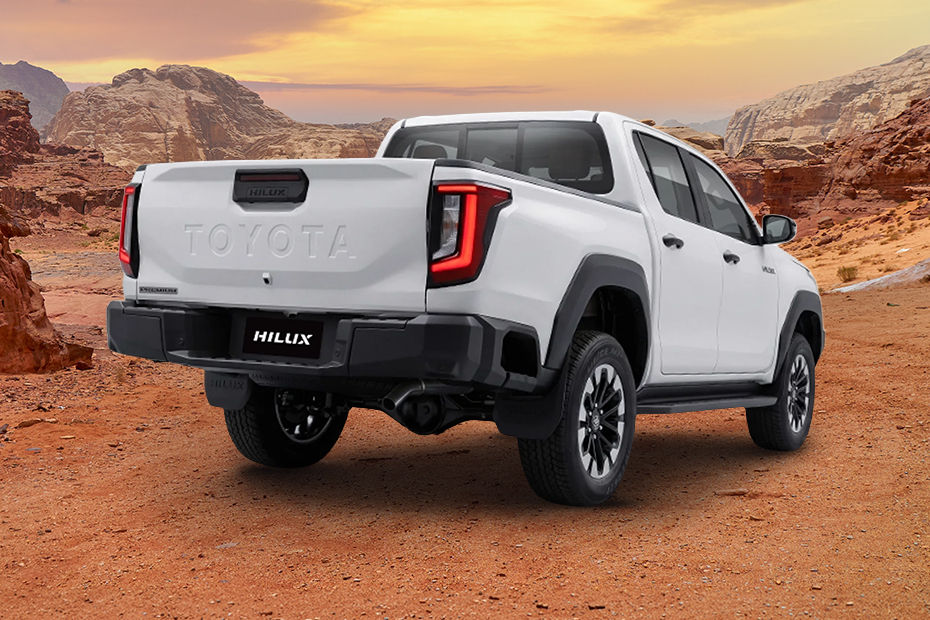 Hilux Rear angle view