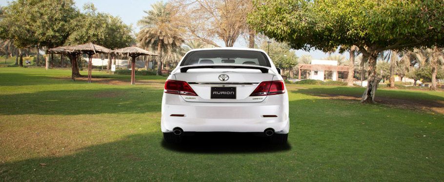 Full Rear View of Toyota Aurion