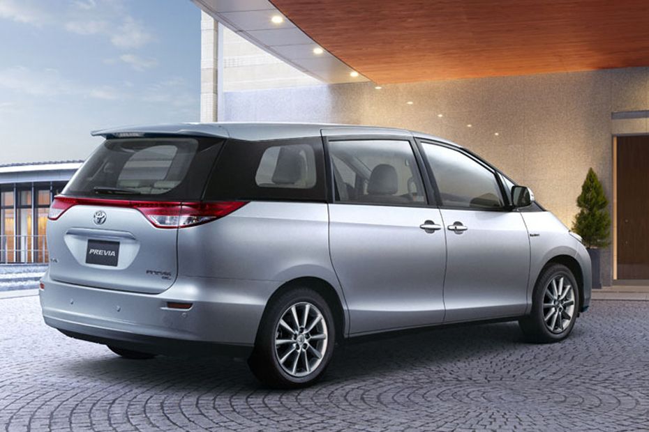 Previa Rear angle view