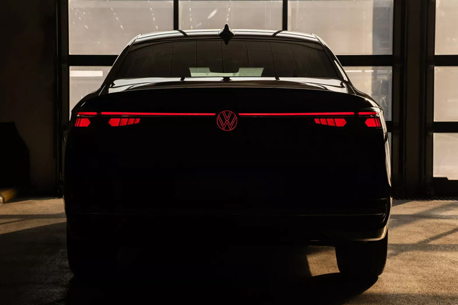 Full Rear View of Volkswagen Passat