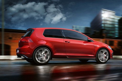 Golf TDI Rear angle view