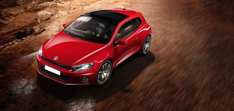 Volkswagen Scirocco Front Angle High View