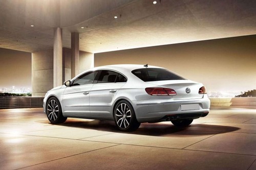 Rear Cross Side View of Volkswagen CC