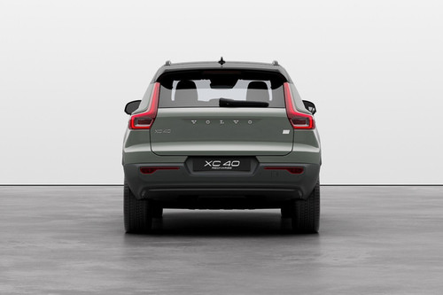 Full Rear View of Volvo XC40 Recharge