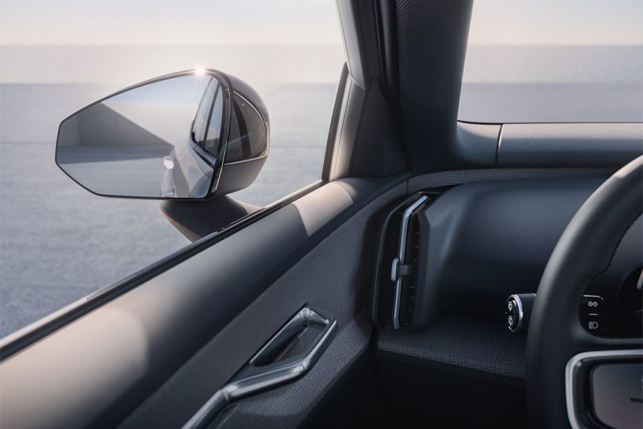 Volvo EX30 Drivers Side Mirror Rear Angle