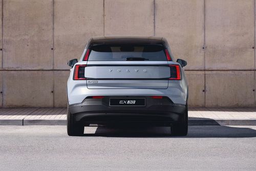 Full Rear View of Volvo EX30