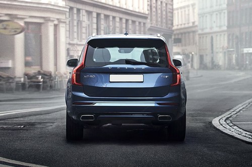 Full Rear View of Volvo XC90 (2022-2022)