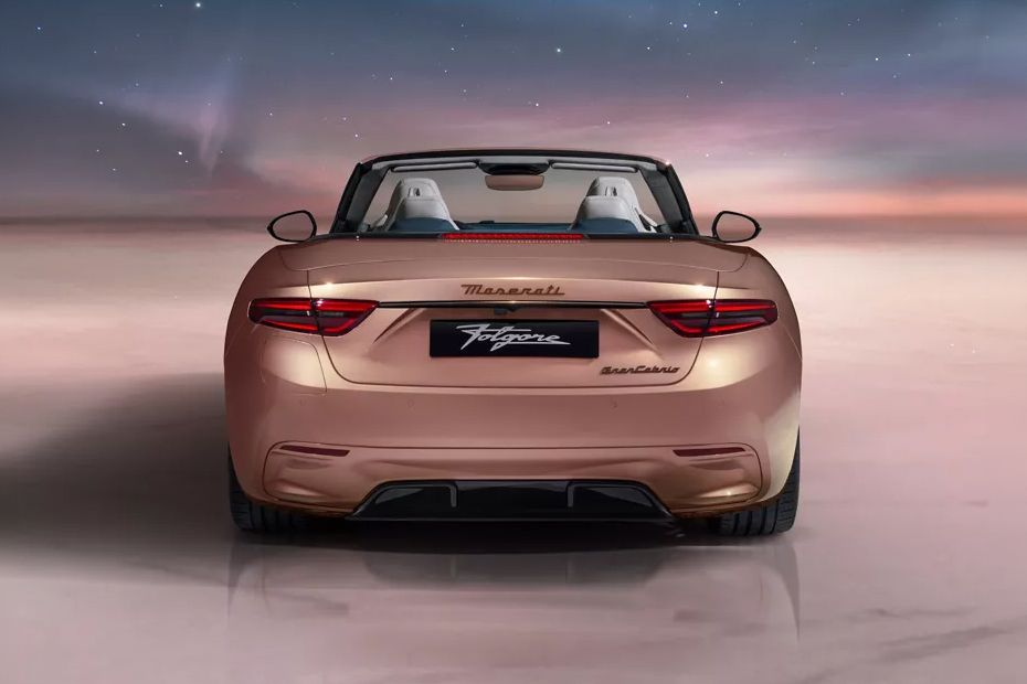 Full Rear View of Maserati GranCabrio