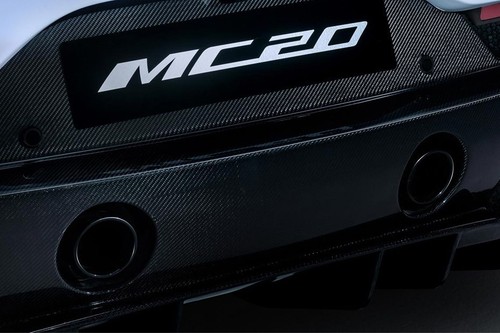 Exhaust Pipe of Maserati MC20