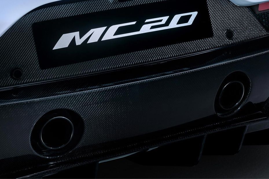 Exhaust Pipe of Maserati MC20 Cielo