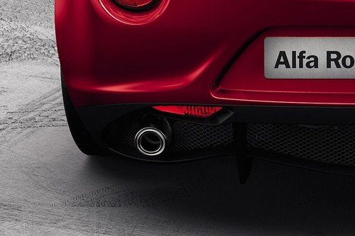 Exhaust Pipe of Alfa Romeo 4C