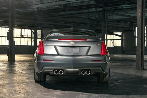 Full Rear View of Cadillac ATS-V COUPE