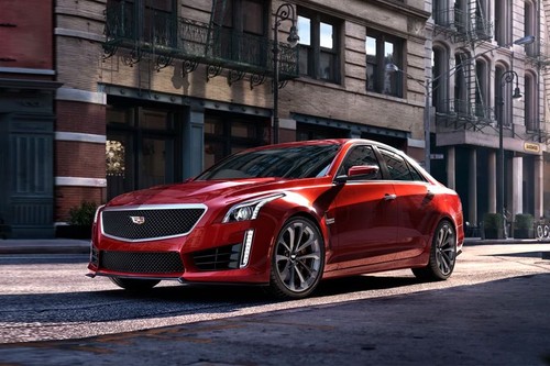 CTS-V Front angle low view