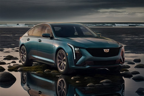 Cadillac CT5 Front Cross Side View