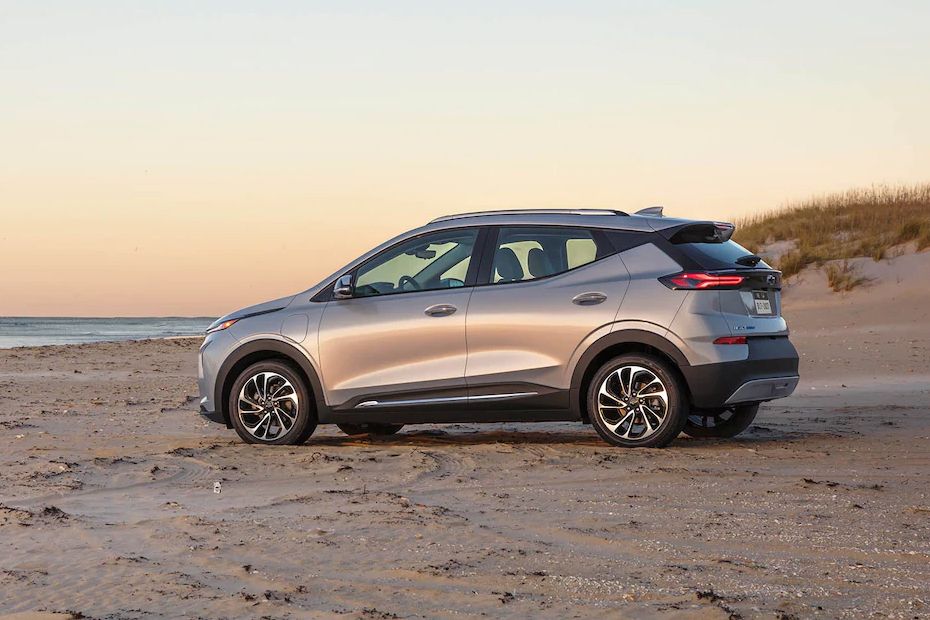 Rear Cross View of Chevrolet Bolt EV