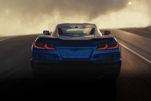 Full Rear View of Chevrolet CORVETTE E-RAY
