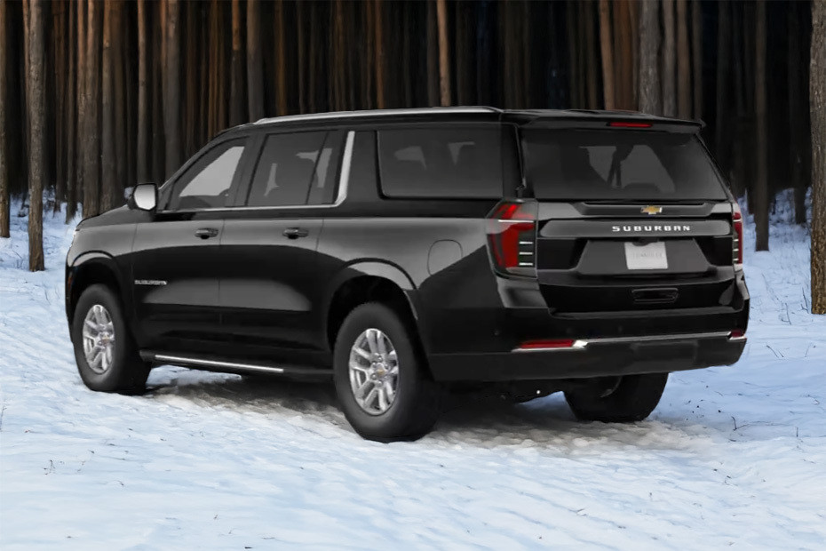 Rear Cross Side View of Chevrolet Suburban