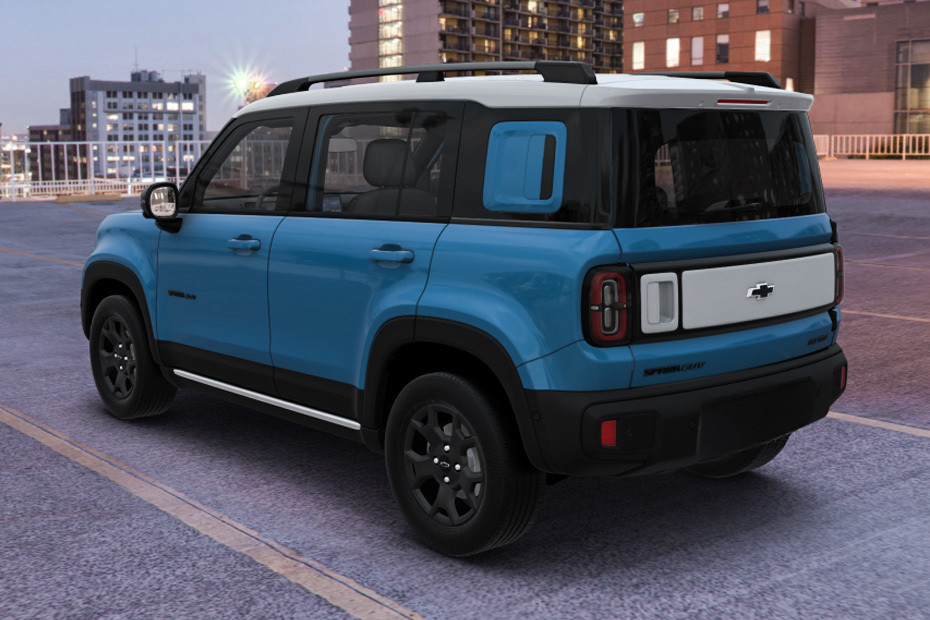 Rear Cross Side View of Chevrolet SPARK EUV