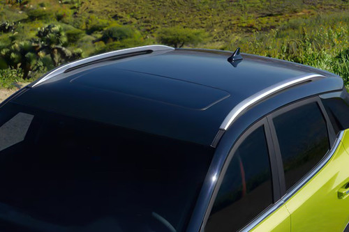 Groove roof rail