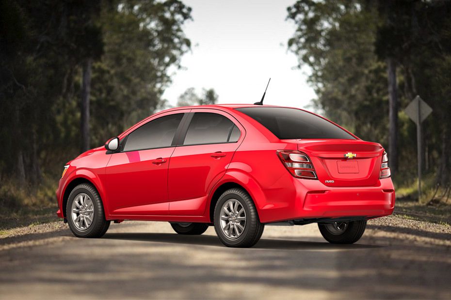 Rear Cross Side View of Chevrolet Aveo
