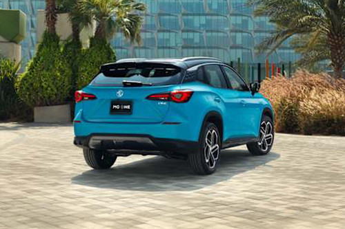 One Rear angle view