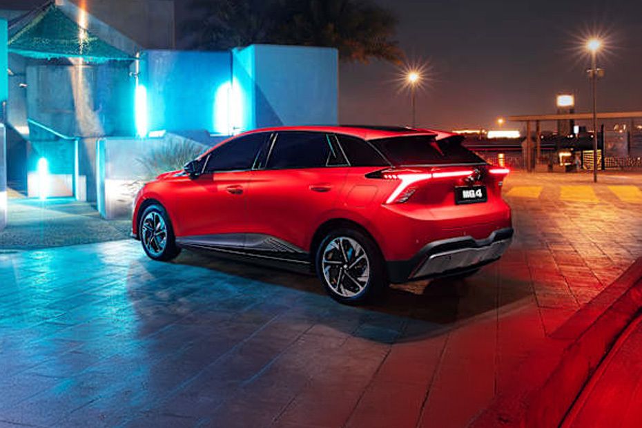 Rear Cross Side View of MG 4