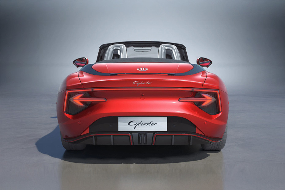 Full Rear View of MG Cyberster