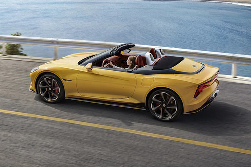 Rear Cross Side View of MG Cyberster