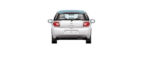 Full Rear View of Citroen DS 3