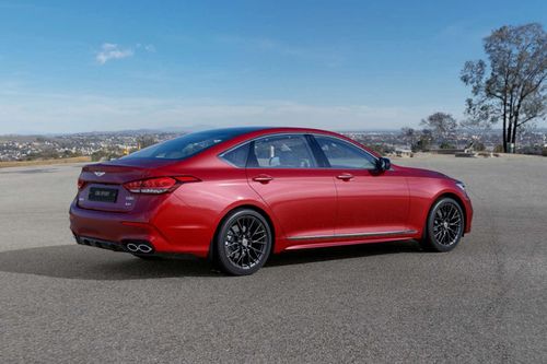 G80 SPORT Rear angle view