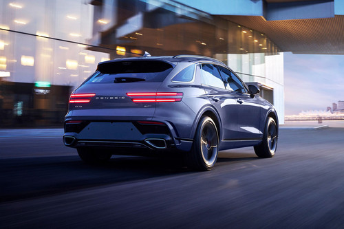 GV70 Rear angle view