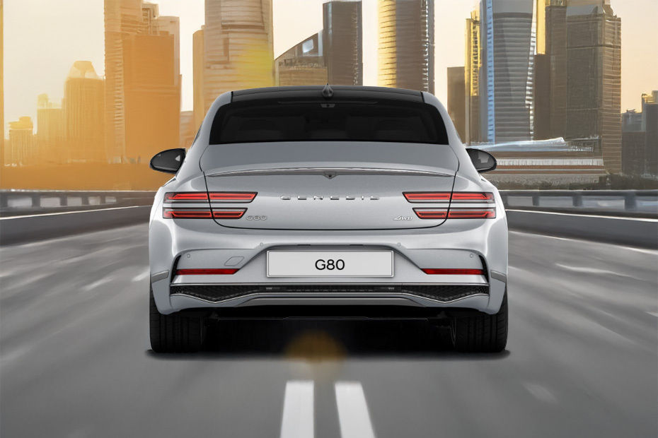 Full Rear View of Genesis G80