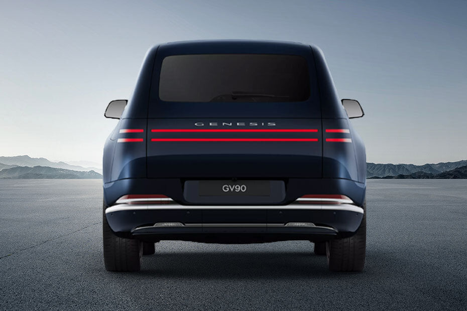 Full Rear View of Genesis GV90