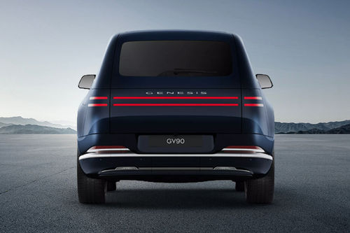Full Rear View of Genesis GV90
