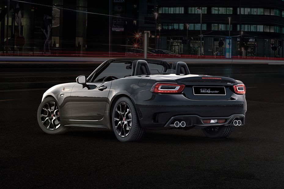 Rear Cross View of Abarth 124 Spider