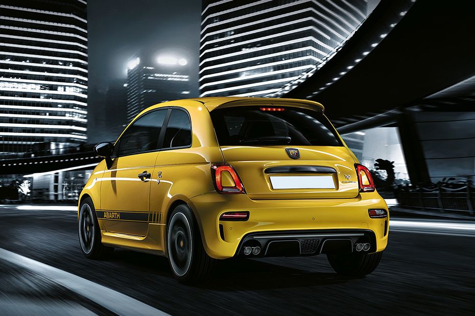Rear Medium View of Abarth 595