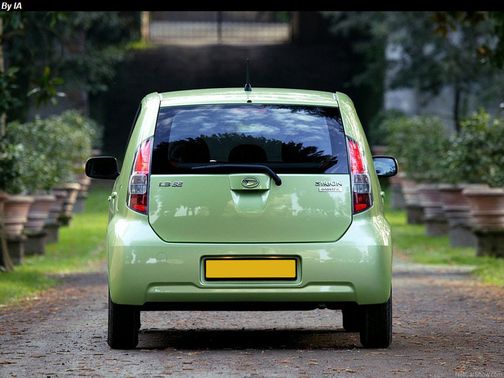 Full Rear View of Daihatsu Sirion