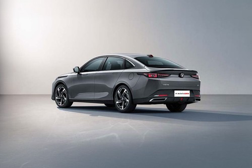 Rear Cross Side View of Changan Eado Plus