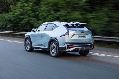 Rear Cross Side View of GAC EMKOO HEV