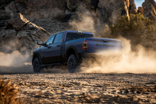 Rear Cross Side View of RAM 2500