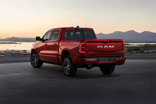 Rear Cross Side View of RAM 1500 2026