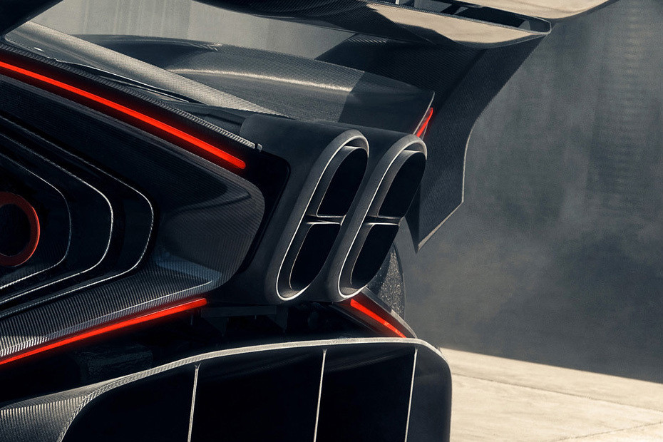 Exhaust Pipe of Bugatti BOLIDE