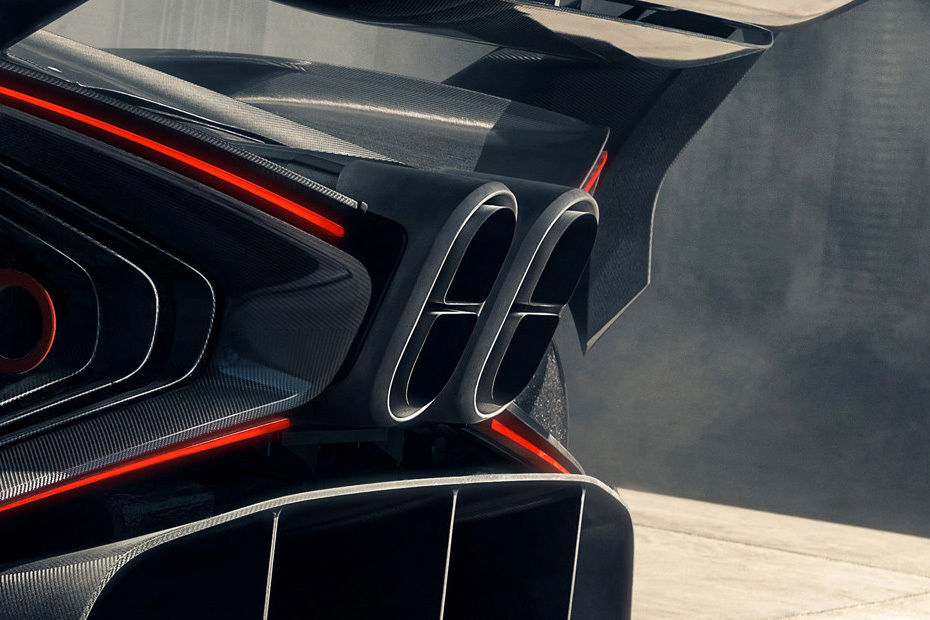 Exhaust Pipe of Bugatti BOLIDE