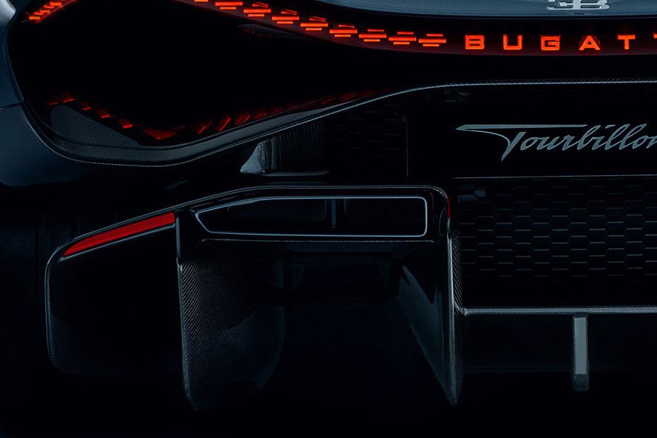 Exhaust Pipe of Bugatti Tourbillon